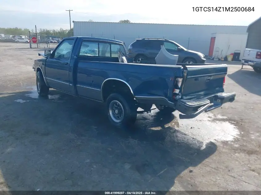 1991 GMC Sonoma VIN: 1GTCS14Z1M2500684 Lot: 41999207