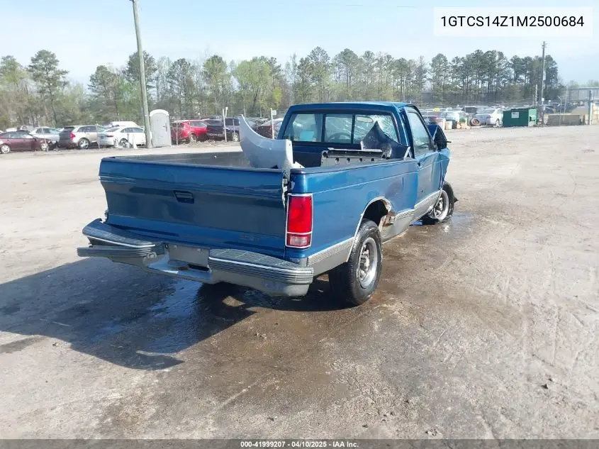 1991 GMC Sonoma VIN: 1GTCS14Z1M2500684 Lot: 41999207