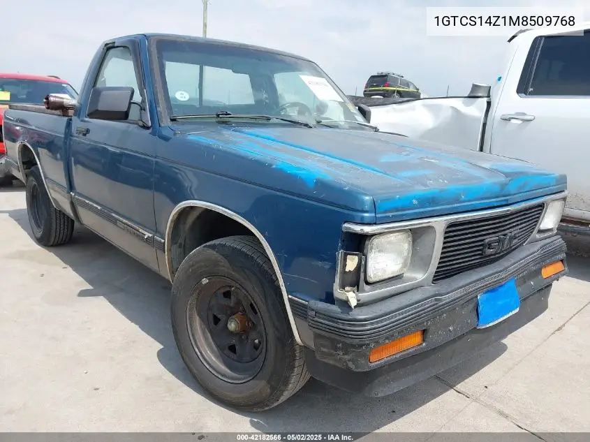 1991 GMC Sonoma VIN: 1GTCS14Z1M8509768 Lot: 42182566