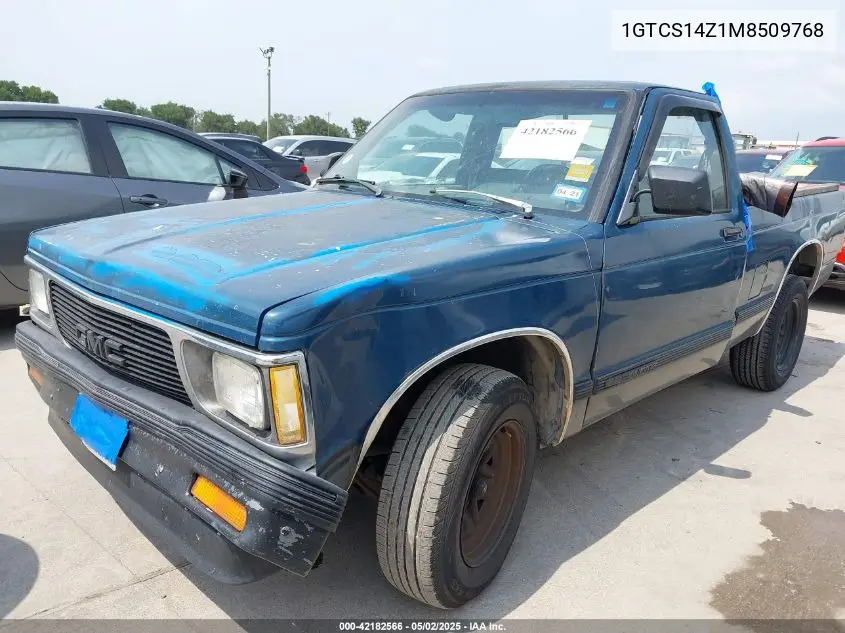 1991 GMC Sonoma VIN: 1GTCS14Z1M8509768 Lot: 42182566