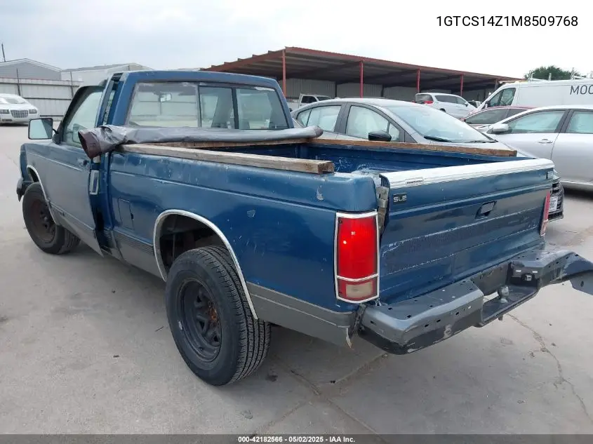 1991 GMC Sonoma VIN: 1GTCS14Z1M8509768 Lot: 42182566