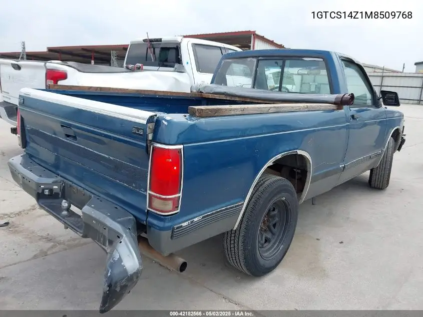 1991 GMC Sonoma VIN: 1GTCS14Z1M8509768 Lot: 42182566