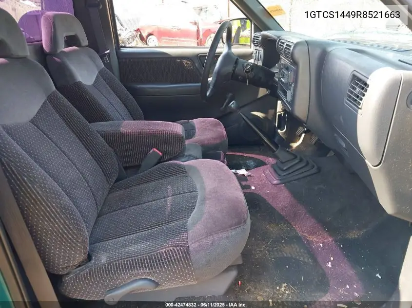 1994 GMC Sonoma VIN: 1GTCS1449R8521663 Lot: 42474832