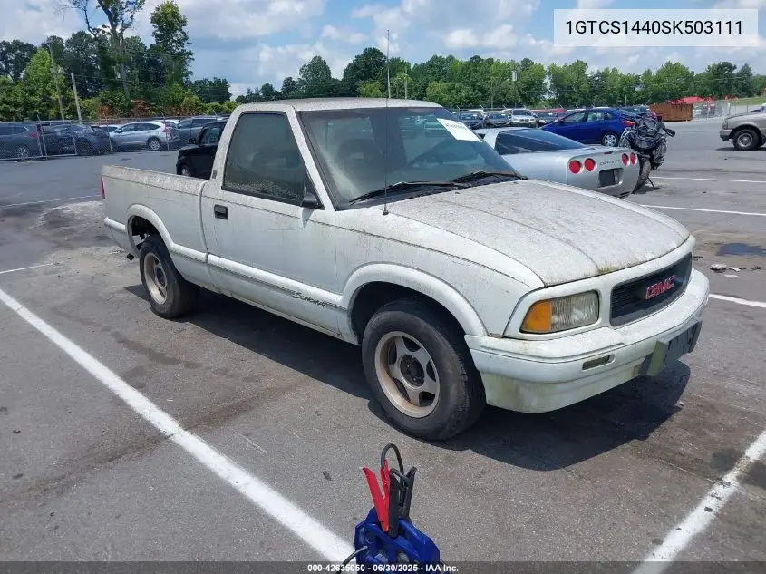 1995 GMC Sonoma VIN: 1GTCS1440SK503111 Lot: 42635050