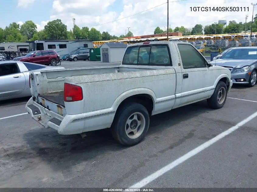 1995 GMC Sonoma VIN: 1GTCS1440SK503111 Lot: 42635050