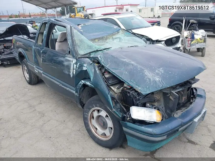 1996 GMC Sonoma VIN: 1GTCS19X8T8519512 Lot: 42415002
