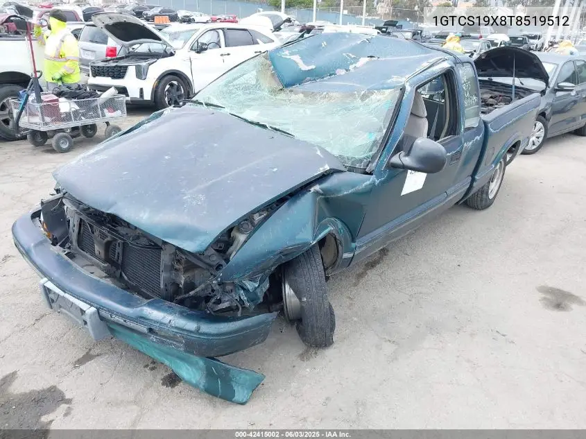 1996 GMC Sonoma VIN: 1GTCS19X8T8519512 Lot: 42415002
