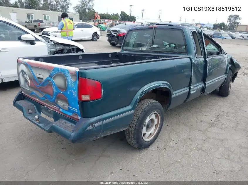 1996 GMC Sonoma VIN: 1GTCS19X8T8519512 Lot: 42415002