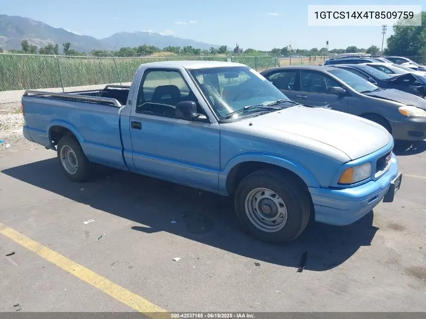 1996 GMC Sonoma VIN: 1GTCS14X4T8509759 Lot: 42537168