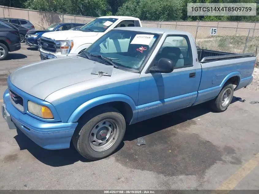 1996 GMC Sonoma VIN: 1GTCS14X4T8509759 Lot: 42537168