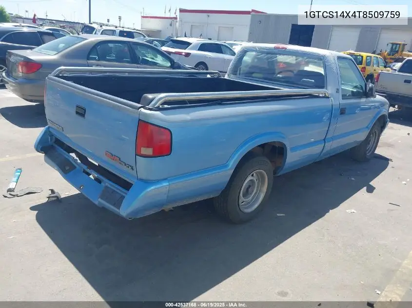 1996 GMC Sonoma VIN: 1GTCS14X4T8509759 Lot: 42537168