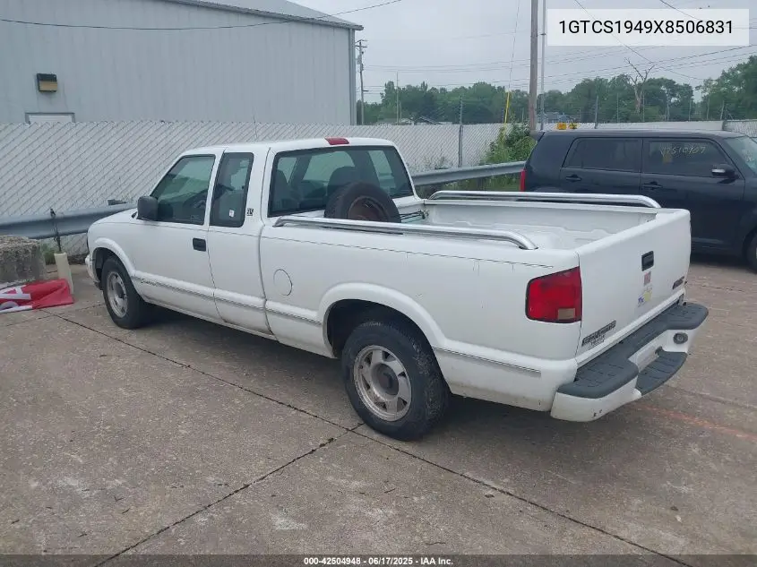 1999 GMC Sonoma Sls VIN: 1GTCS1949X8506831 Lot: 42504948