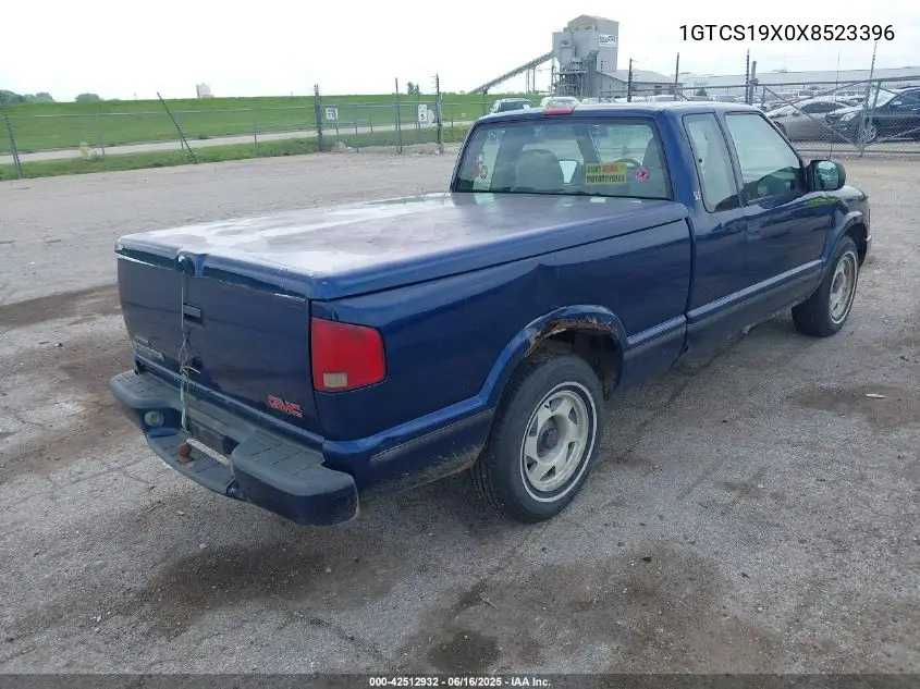 1999 GMC Sonoma Sls VIN: 1GTCS19X0X8523396 Lot: 42512932