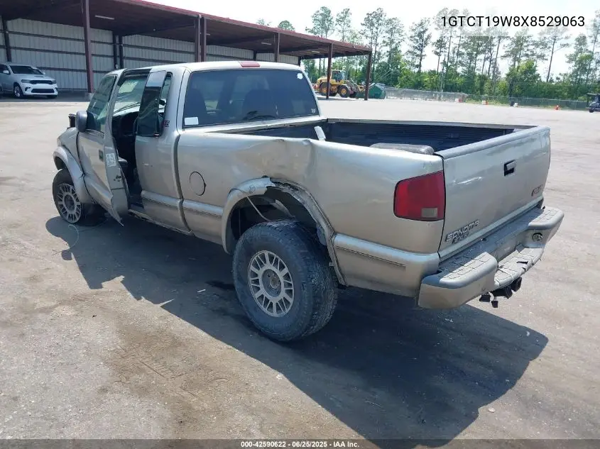 1999 GMC Sonoma Sls VIN: 1GTCT19W8X8529063 Lot: 42590622