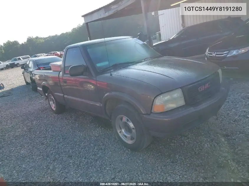 2000 GMC Sonoma Sl VIN: 1GTCS1449Y8191280 Lot: 42610261