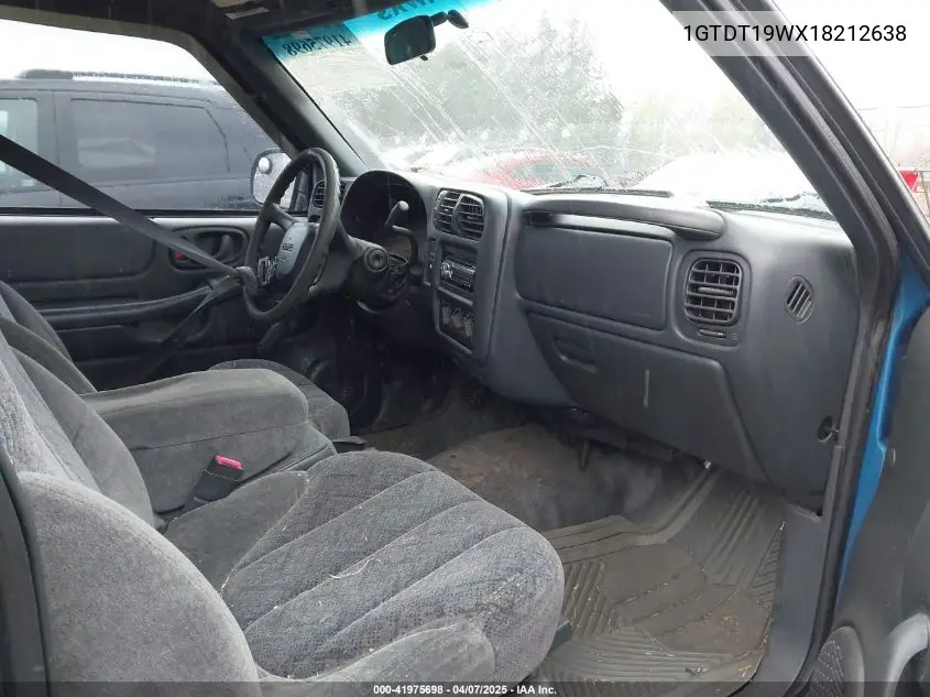 2001 GMC Sonoma Sl VIN: 1GTDT19WX18212638 Lot: 41975698