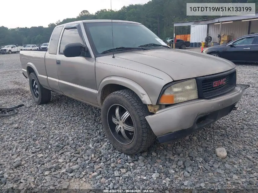 2001 GMC Sonoma Sls VIN: 1GTDT19W51K133199 Lot: 42427327