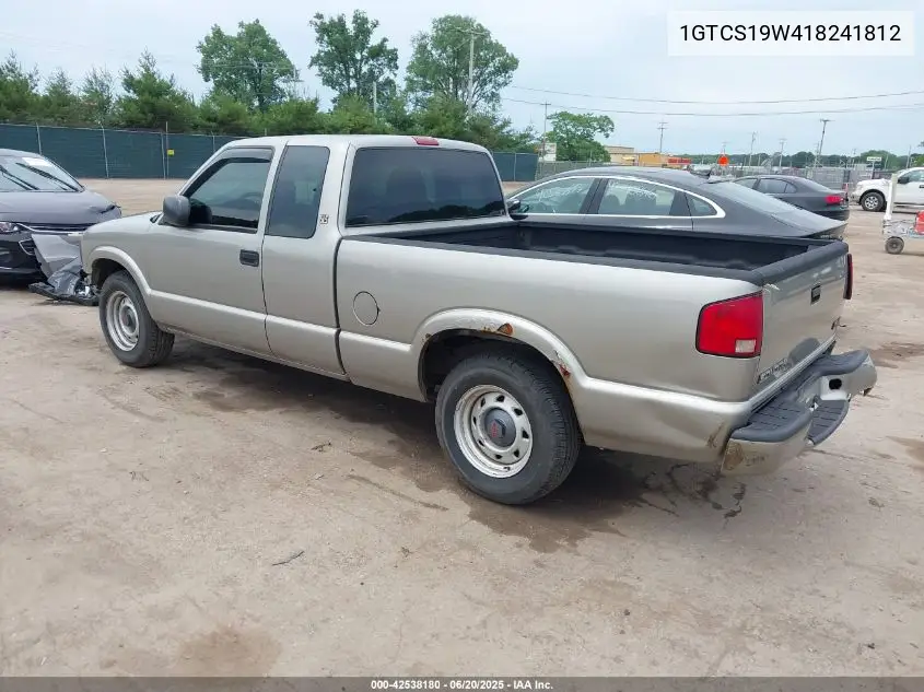 2001 GMC Sonoma Sls VIN: 1GTCS19W418241812 Lot: 42538180