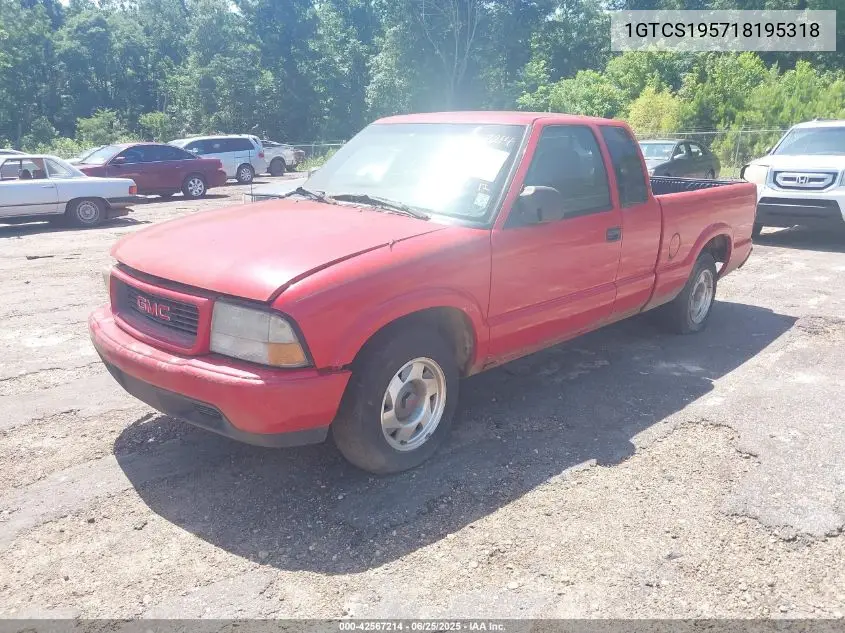 2001 GMC Sonoma Sls VIN: 1GTCS195718195318 Lot: 42567214