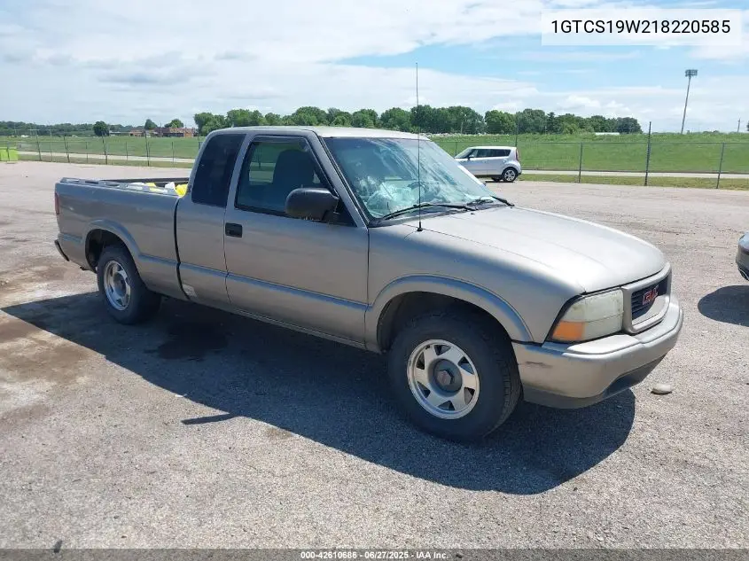 2001 GMC Sonoma Sls VIN: 1GTCS19W218220585 Lot: 42610686