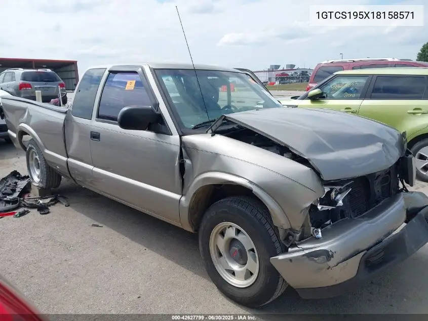 2001 GMC Sonoma Sls VIN: 1GTCS195X18158571 Lot: 42627799