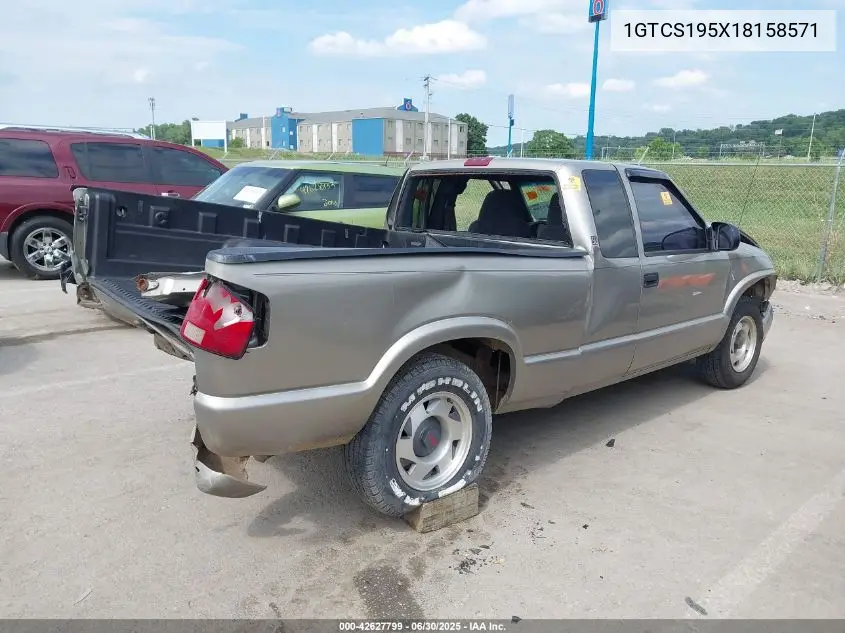 2001 GMC Sonoma Sls VIN: 1GTCS195X18158571 Lot: 42627799