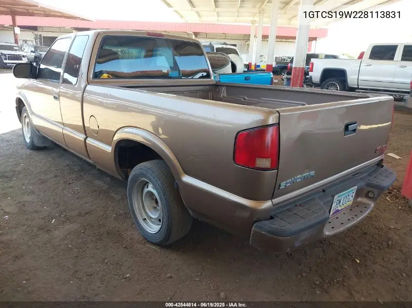 2002 GMC Sonoma Sls VIN: 1GTCS19W228113831 Lot: 42544814