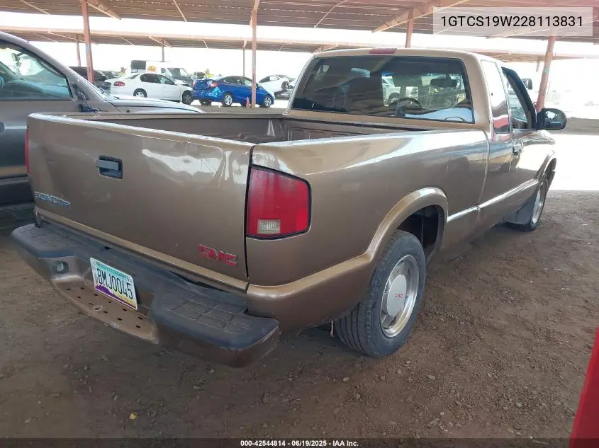 2002 GMC Sonoma Sls VIN: 1GTCS19W228113831 Lot: 42544814