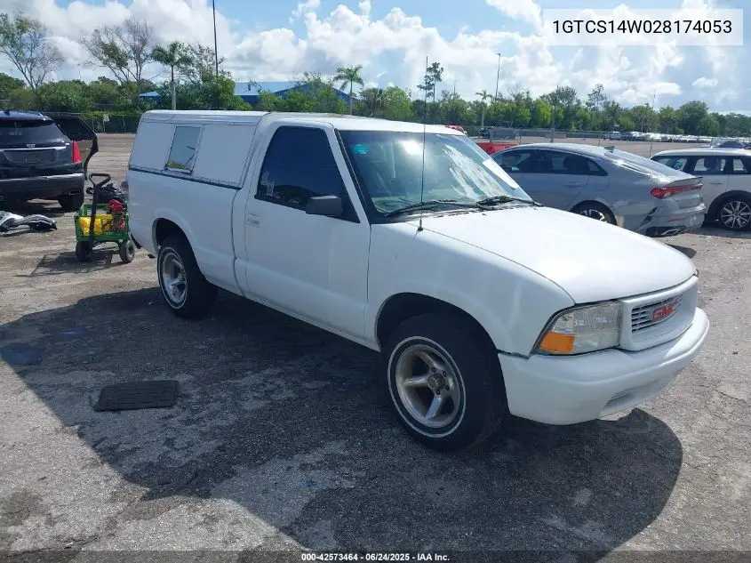 2002 GMC Sonoma Sl VIN: 1GTCS14W028174053 Lot: 42573464