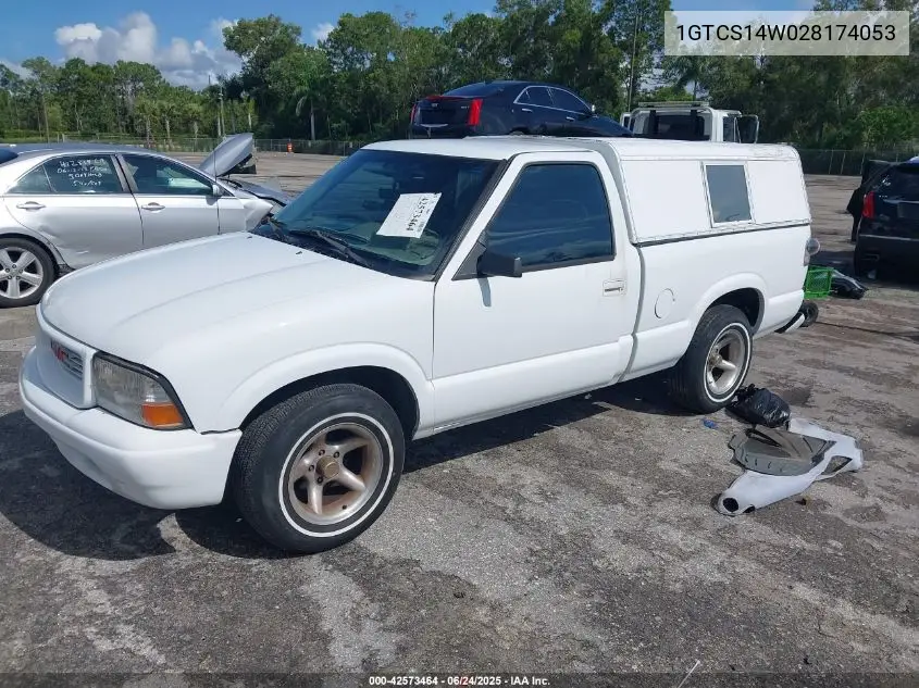 2002 GMC Sonoma Sl VIN: 1GTCS14W028174053 Lot: 42573464
