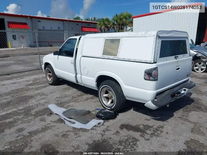2002 GMC Sonoma Sl VIN: 1GTCS14W028174053 Lot: 42573464