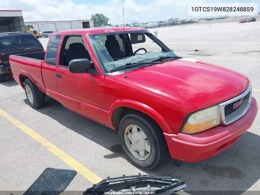 2002 GMC Sonoma Sls VIN: 1GTCS19W828248859 Lot: 42590545