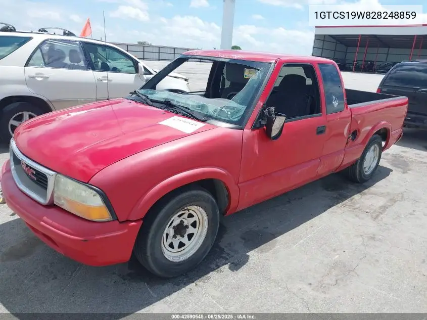 2002 GMC Sonoma Sls VIN: 1GTCS19W828248859 Lot: 42590545