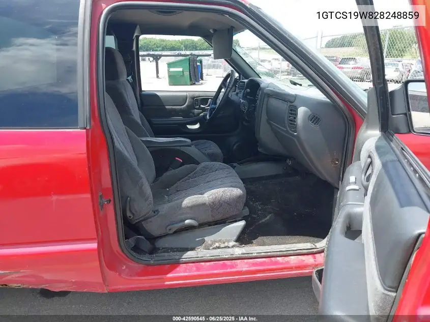 2002 GMC Sonoma Sls VIN: 1GTCS19W828248859 Lot: 42590545