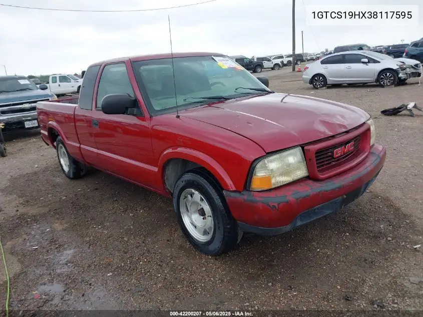 2003 GMC Sonoma Sls VIN: 1GTCS19HX38117595 Lot: 42200207