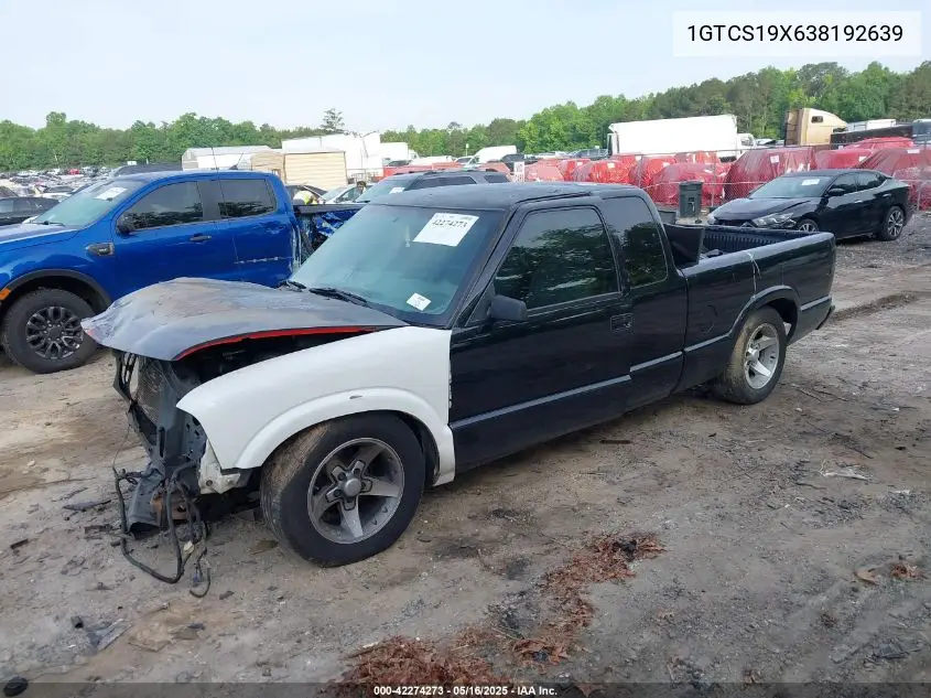 2003 GMC Sonoma Sls VIN: 1GTCS19X638192639 Lot: 42274273
