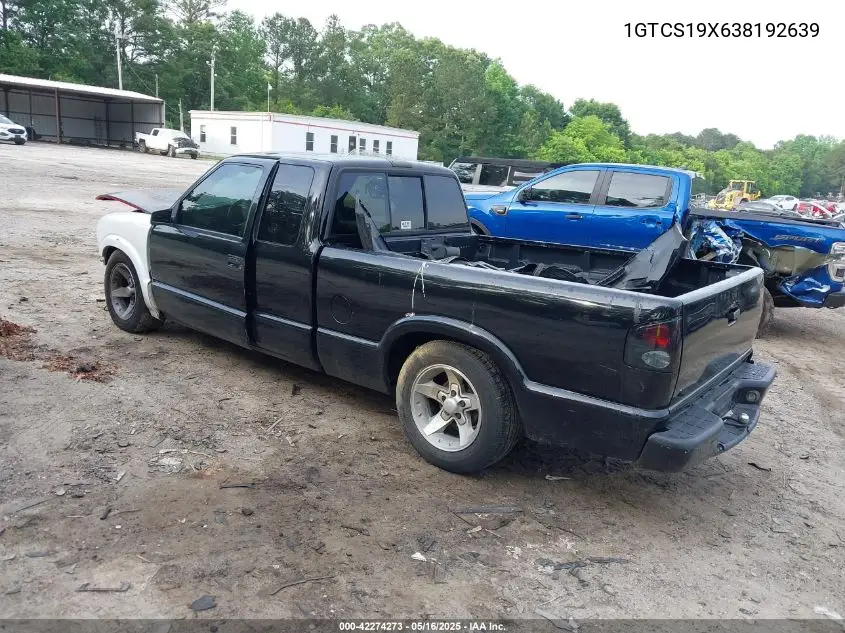 2003 GMC Sonoma Sls VIN: 1GTCS19X638192639 Lot: 42274273