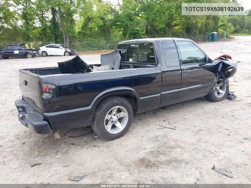 2003 GMC Sonoma Sls VIN: 1GTCS19X638192639 Lot: 42274273