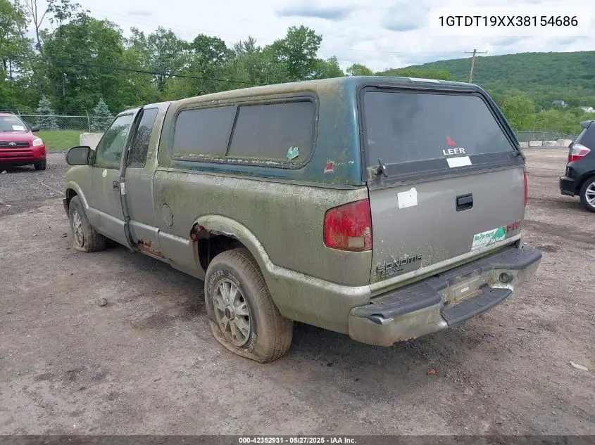 2003 GMC Sonoma Sls VIN: 1GTDT19XX38154686 Lot: 42352931