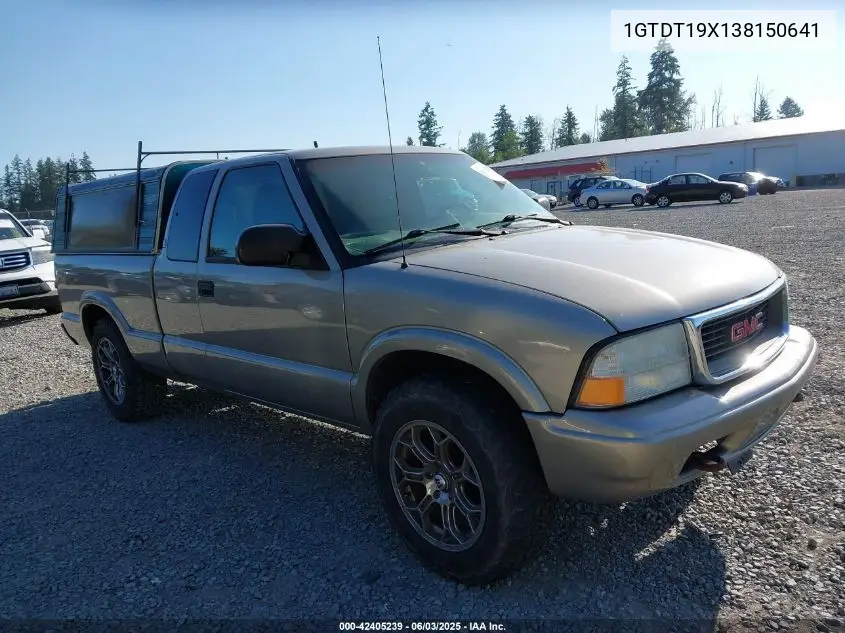 2003 GMC Sonoma Sls VIN: 1GTDT19X138150641 Lot: 42405239