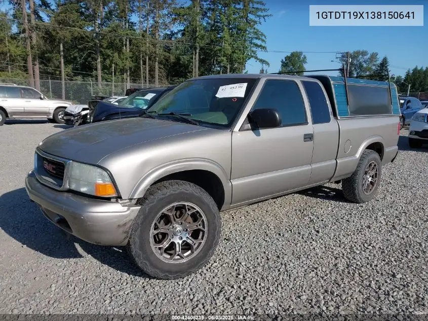 2003 GMC Sonoma Sls VIN: 1GTDT19X138150641 Lot: 42405239