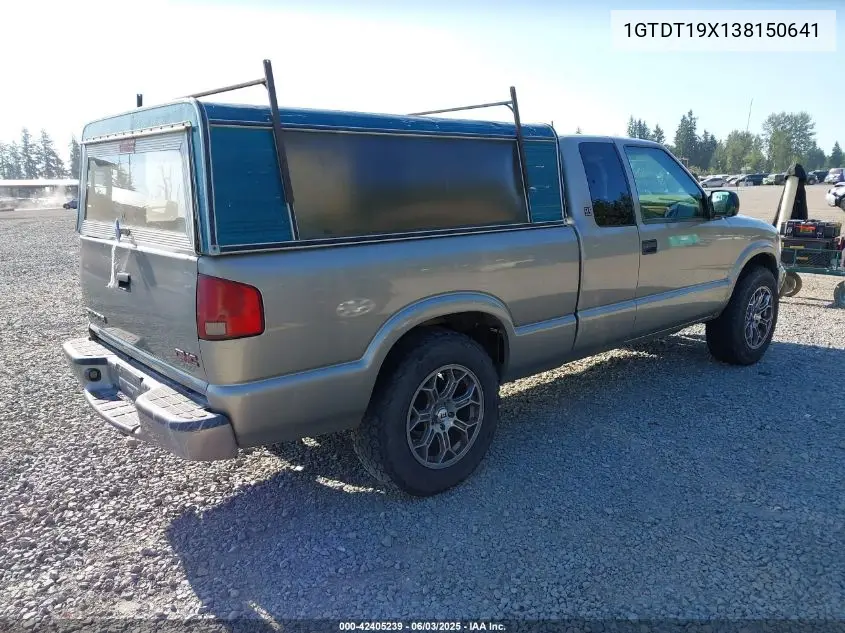 2003 GMC Sonoma Sls VIN: 1GTDT19X138150641 Lot: 42405239