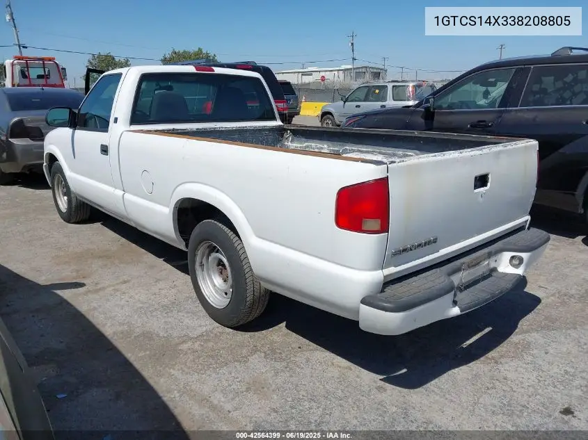 2003 GMC Sonoma Sl VIN: 1GTCS14X338208805 Lot: 42564399