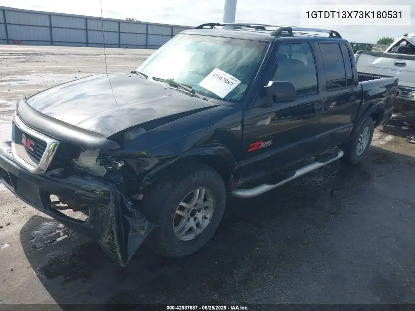 2003 GMC Sonoma Sls VIN: 1GTDT13X73K180531 Lot: 42587887