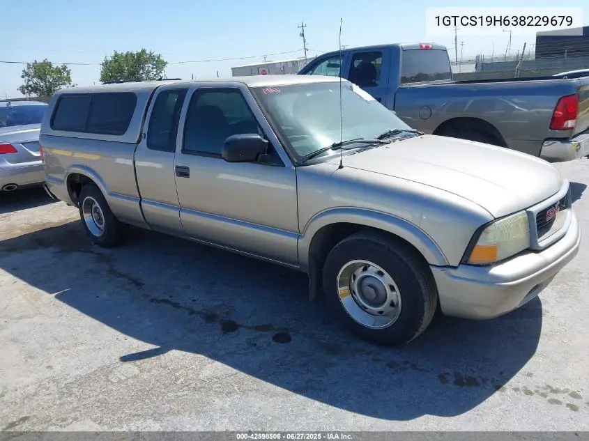 2003 GMC Sonoma Sl VIN: 1GTCS19H638229679 Lot: 42598506