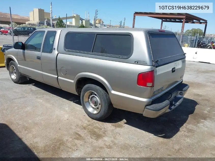 2003 GMC Sonoma Sl VIN: 1GTCS19H638229679 Lot: 42598506