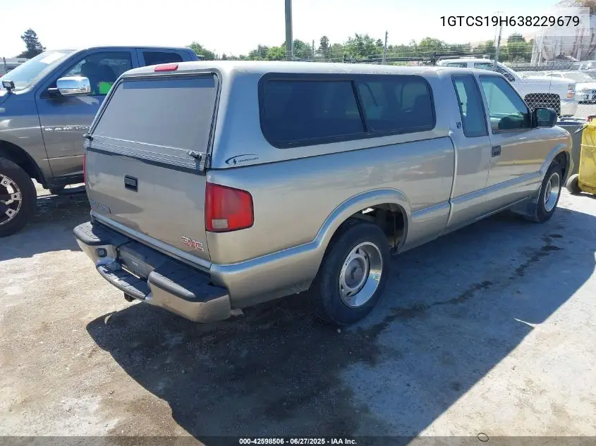 2003 GMC Sonoma Sl VIN: 1GTCS19H638229679 Lot: 42598506