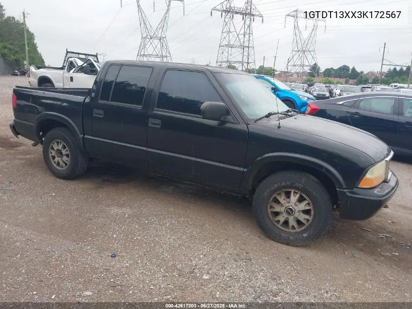 2003 GMC Sonoma Sls VIN: 1GTDT13XX3K172567 Lot: 42617303