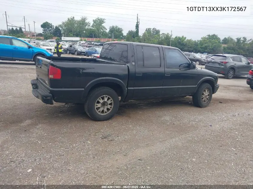 2003 GMC Sonoma Sls VIN: 1GTDT13XX3K172567 Lot: 42617303
