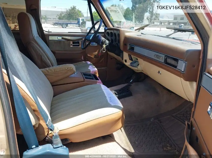 1988 GMC Suburban V15 Conventional VIN: 1GKEV16K8JF528412 Lot: 42305558